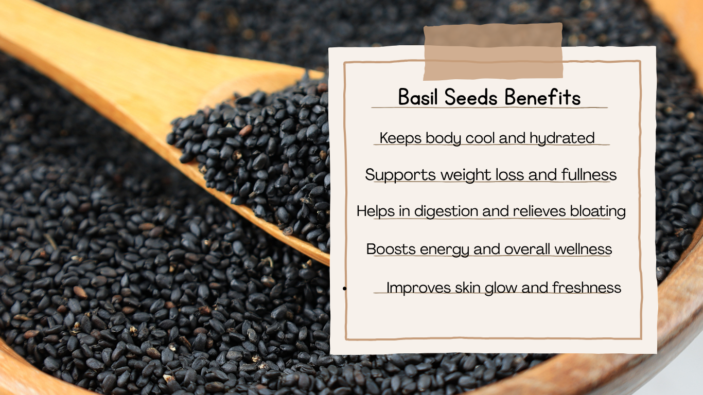 Basil Seeds – The Cooling Jewels of Wellness & Calm