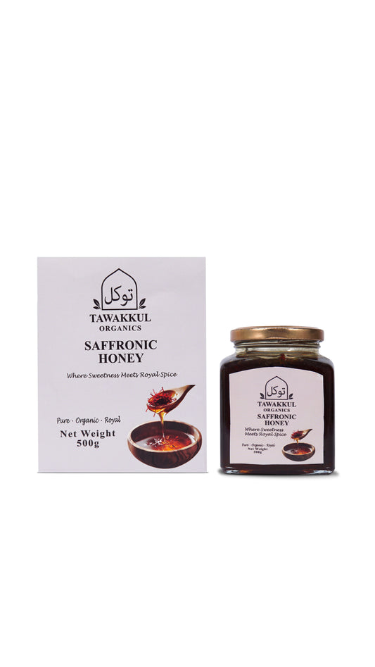 Saffronic Honey – The Golden Harmony of Purity & Luxury