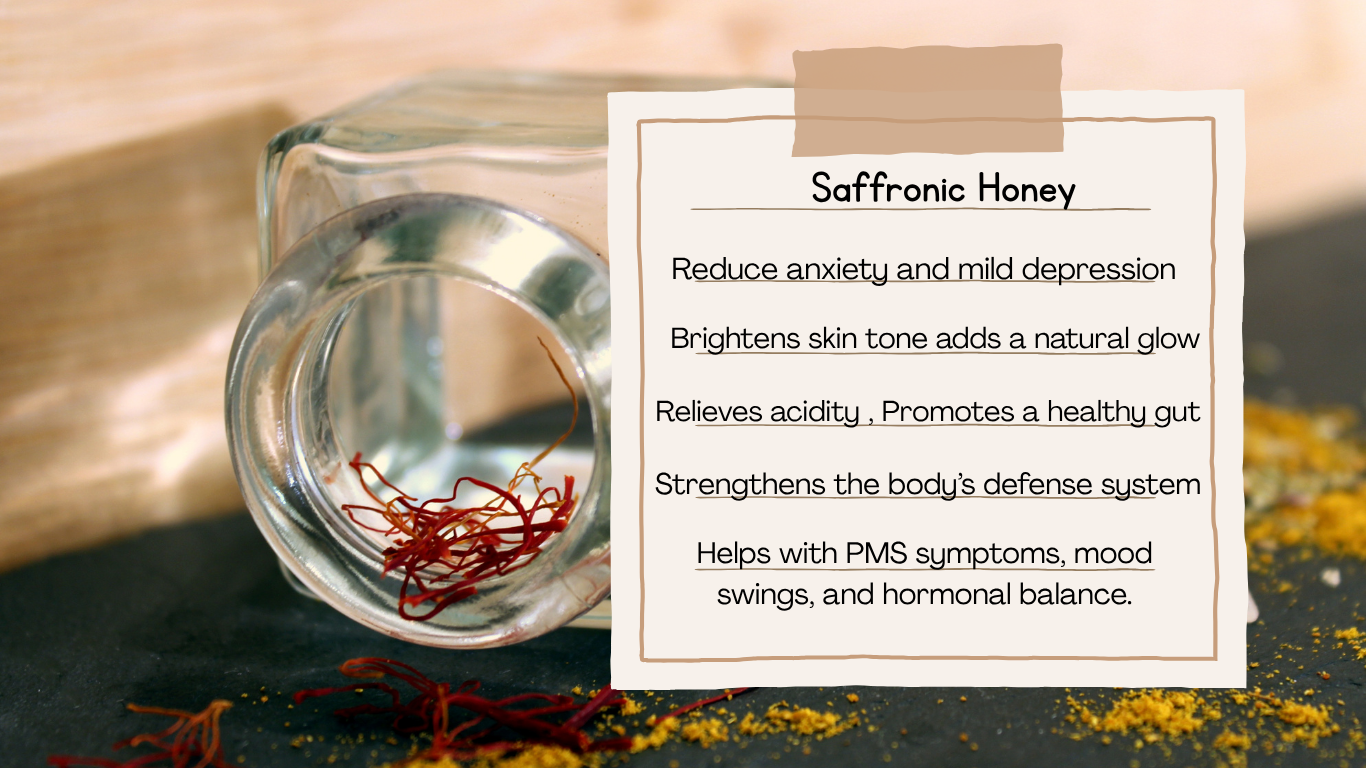 Saffronic Honey – The Golden Harmony of Purity & Luxury