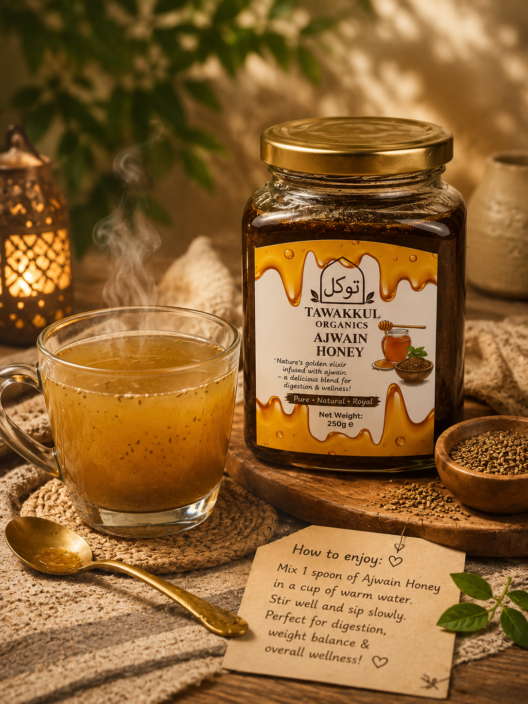 Royal Ajwain Honey – Digestive Strength Elixir