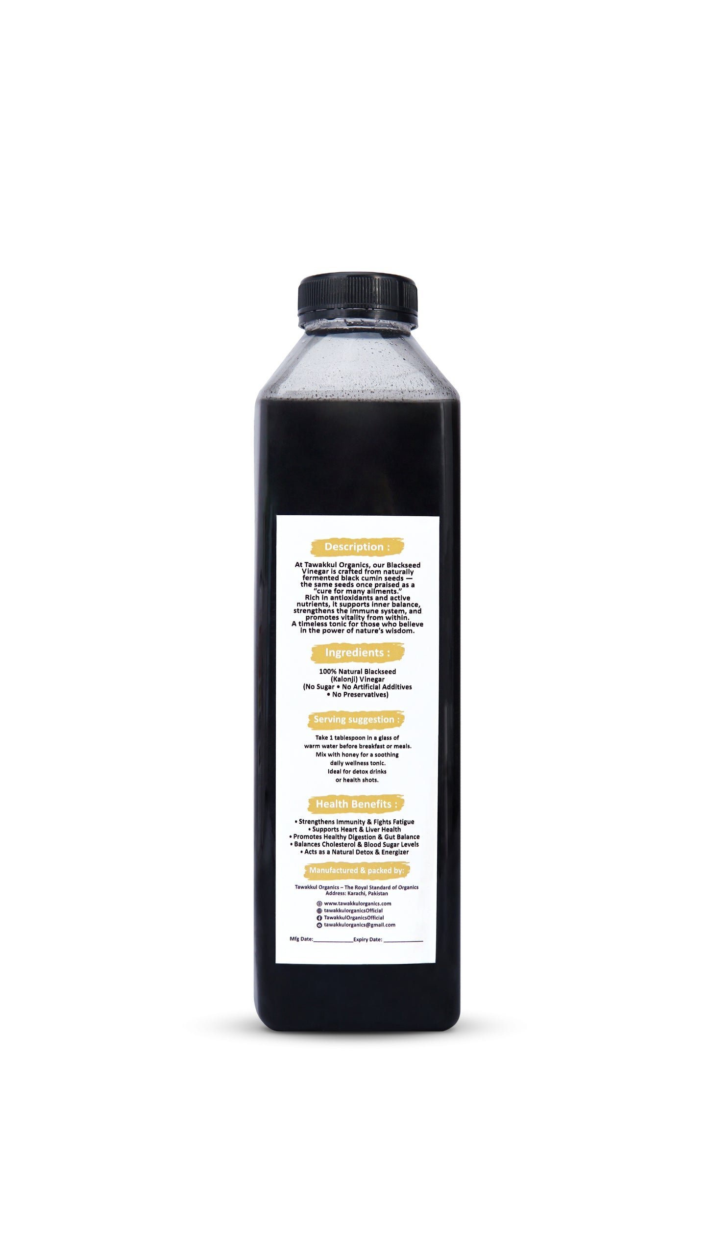 Blackseed Vinegar – The Prophetic Tonic of Strength & Healing