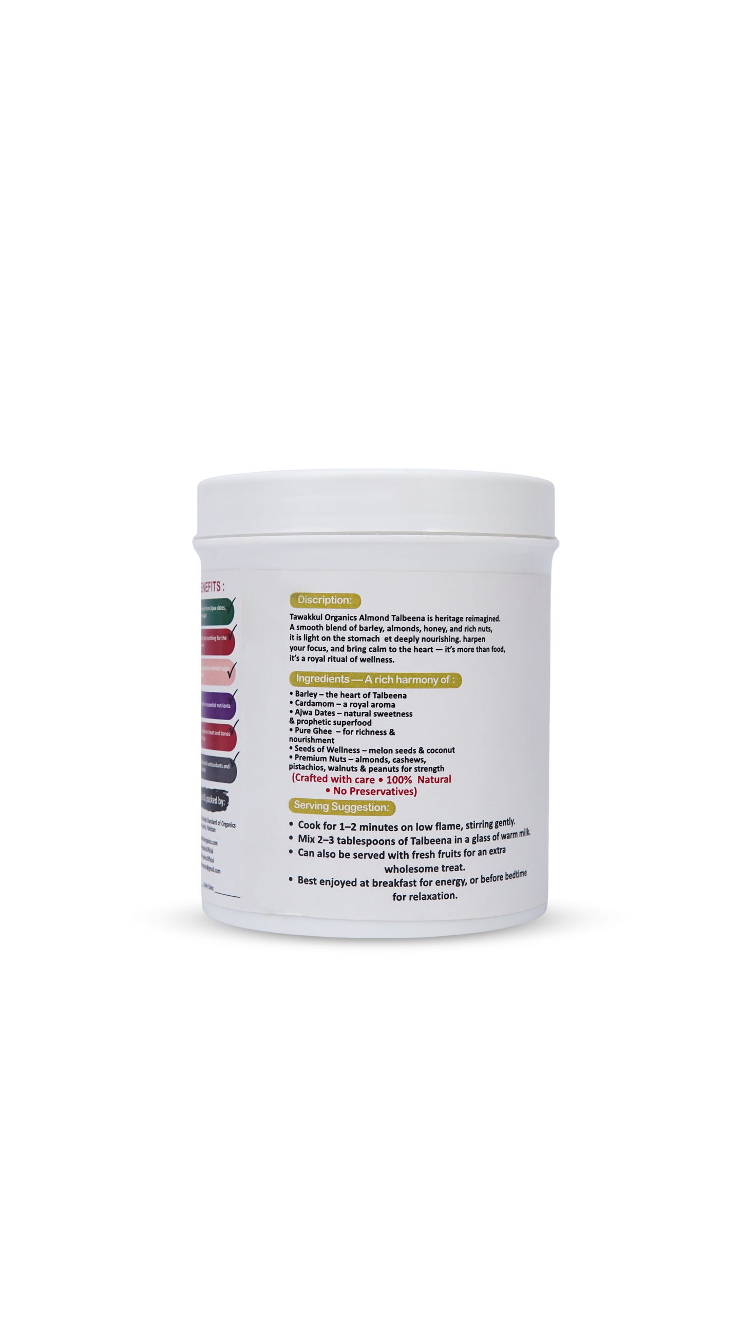 Sugar-Free Talbeena – The Pure Balance of Wellness