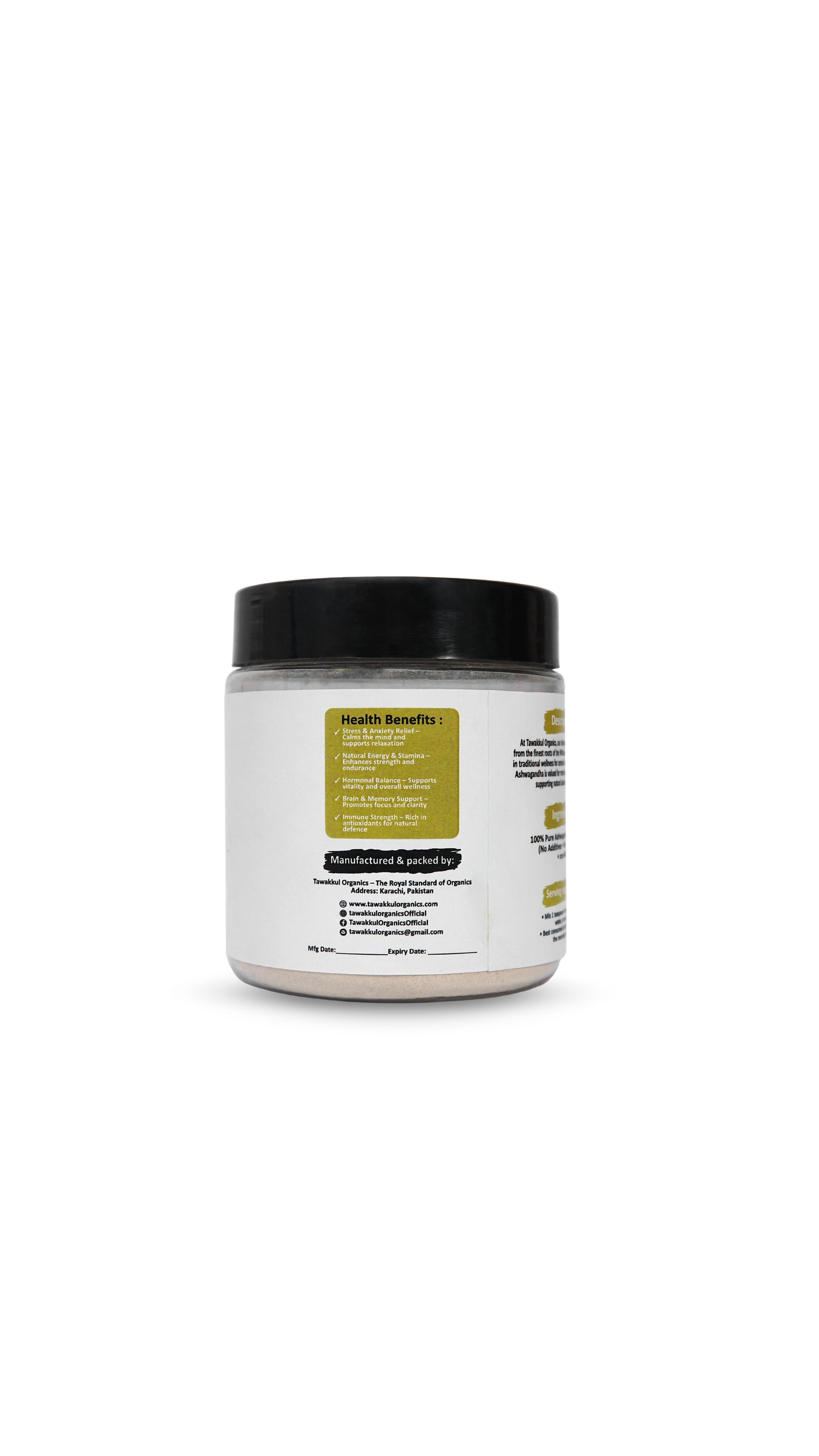 Ashwagandha Powder – The Root of Calm & Strength