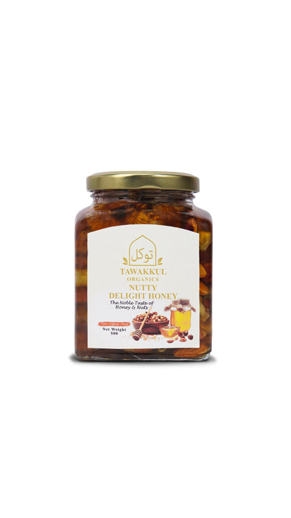 Nutty Delight Honey – The Royal Crunch of Nature’s Goodness