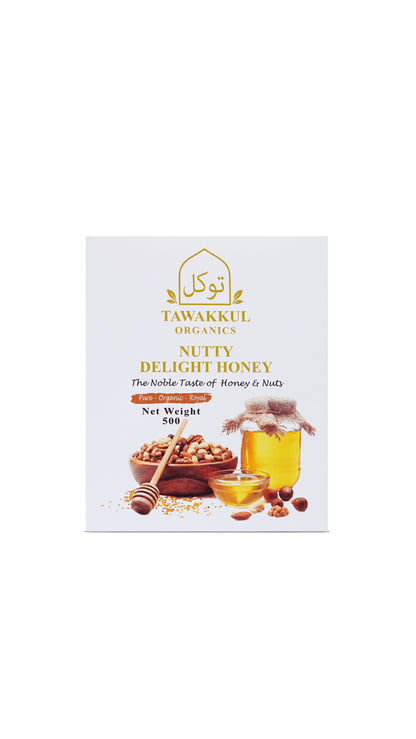 Nutty Delight Honey – The Royal Crunch of Nature’s Goodness