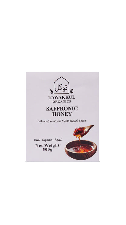 Saffronic Honey – The Golden Harmony of Purity & Luxury