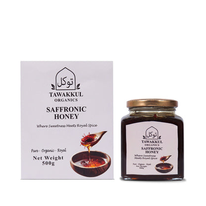 Saffronic Honey – The Golden Harmony of Purity & Luxury