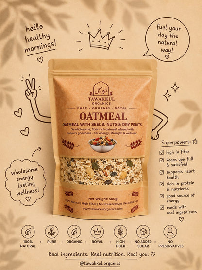 Premium Oatmeal – The Royal Bowl of Pure Strength