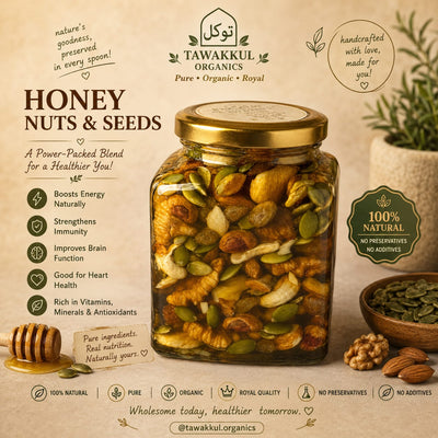 Nutty Delight Honey – The Royal Crunch of Nature’s Goodness