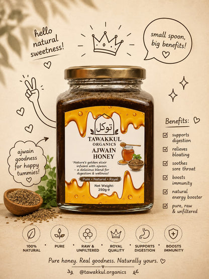 Royal Ajwain Honey – Digestive Strength Elixir