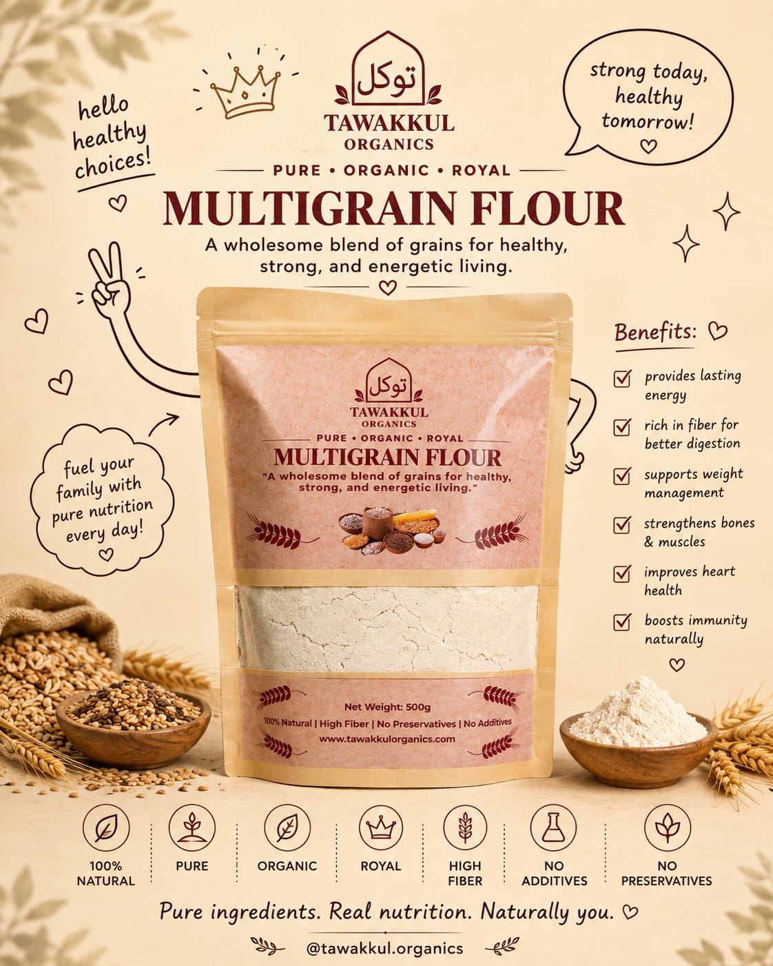 Royal Multigrain Flour – Strength in Every Grain