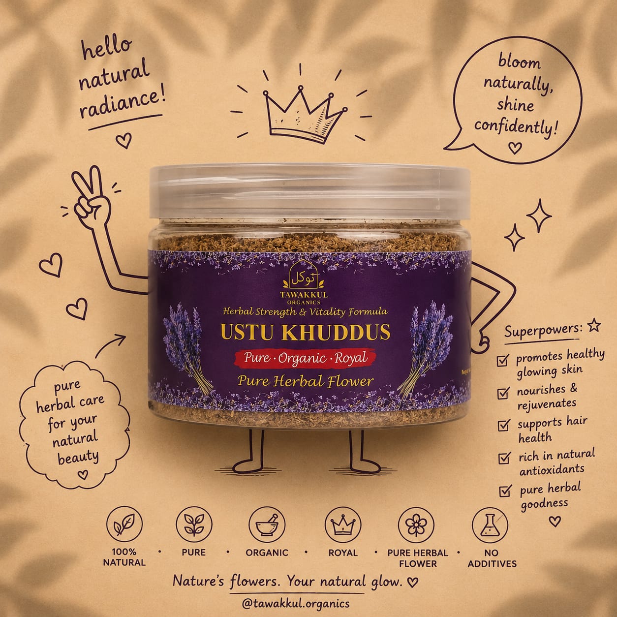 Ustul Khuddus – The Sacred Herbal Flower