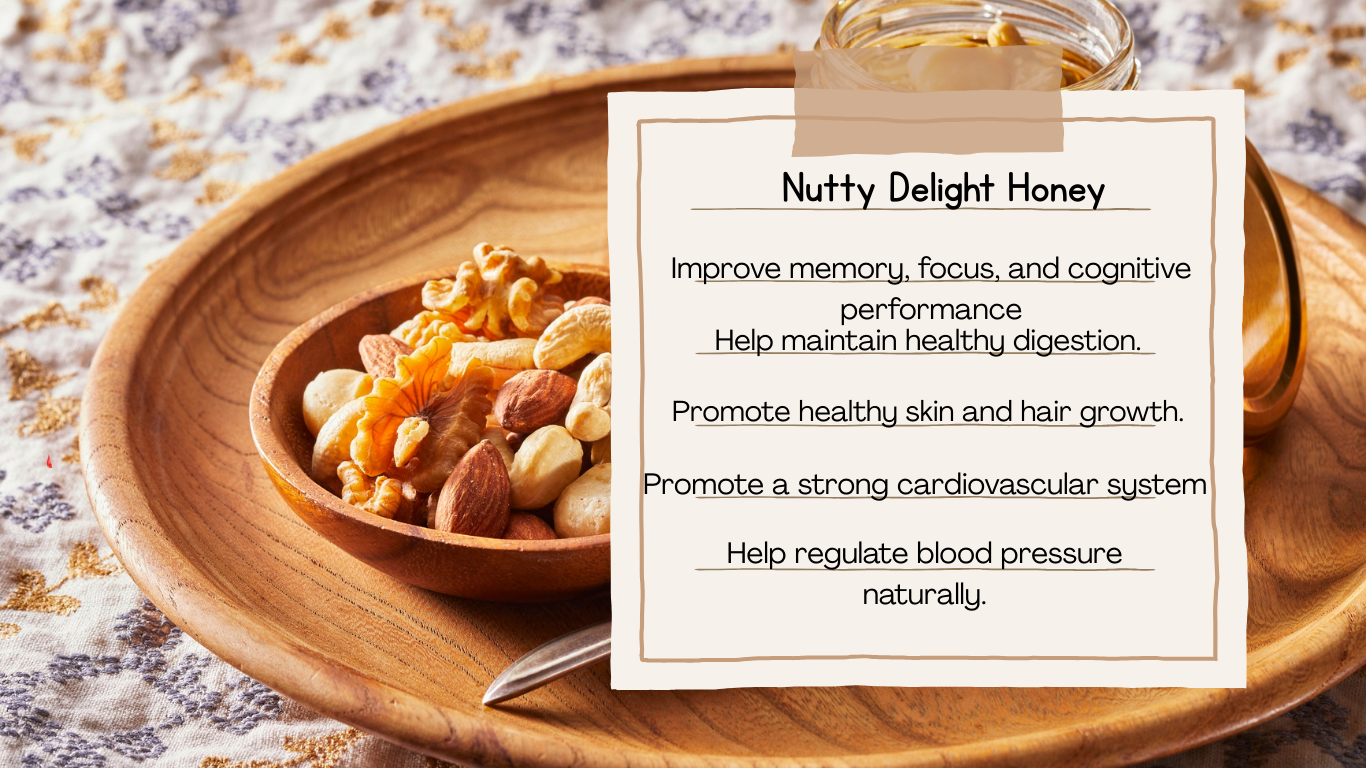 Nutty Delight Honey – The Royal Crunch of Nature’s Goodness