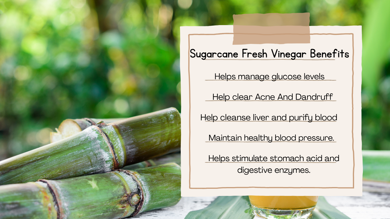 Sugarcane Fresh Vinegar – The Sweet Elixir of Natural Vitality