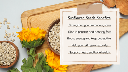 Sunflower Seeds – The Golden Crunch of Vitality & Radiance